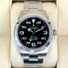 2023 Rolex Air-King 40mm 126900 Stainless Steel Black Dial