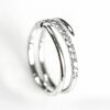 Nail Design Diamond 18K White Gold Women’s 3.07 TCW Ring – Luxury...