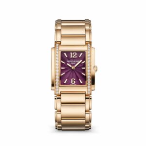 Patek Philippe 4910-1201R-010 Twenty~4 Purple Dial Rose Gold...