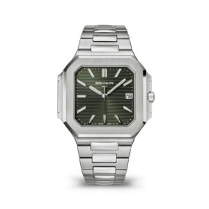 Patek Philippe 5821-1A-001 Cubitus Green Dial Steel Bracelet Watch...