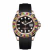 Rolex 116695SATS Yacht-Master 40 mm 18k Everose Gold Black Dial –...