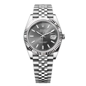 Rolex 126334-0014 Datejust Slate Index Jubilee 41mm Stainless...