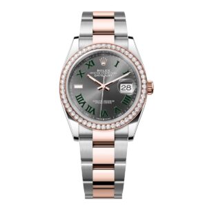 Rolex Datejust 126281RBR-0018 Slate Dial 36mm Oyster Bracelet –...