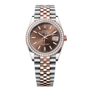 Rolex Datejust 126281RBR-0031 Chocolate 36mm Dial Jubilee Bracelet...
