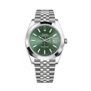 Rolex Datejust 126300-0020 Mint Green Dial Stainless Steel Jubilee...