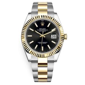 Rolex Datejust 126333-0013 Black Index 41mm SS and YG Oyster...