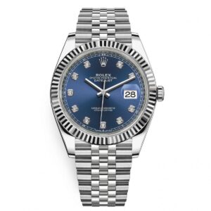 Rolex Datejust 126334 Blue Diamond Jubilee 41mm Stainless Steel –...