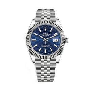 Rolex Datejust 126334 Blue Fluted Motif Index Dial Jubilee...