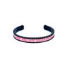 Speedometer Style Bracelet 1pcs Stainless Steel Watch Bangle, Pink with Digits – Black