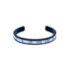 Speedometer Style Bracelet 1pcs Stainless Steel Watch Bangle, White – Black